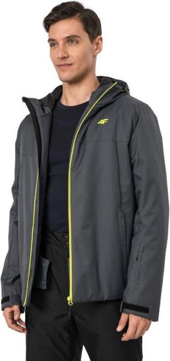 Actual product image 4F Kurtka narciarska męska H4Z22-KUMN001 Szara r. 2XL (XXL)