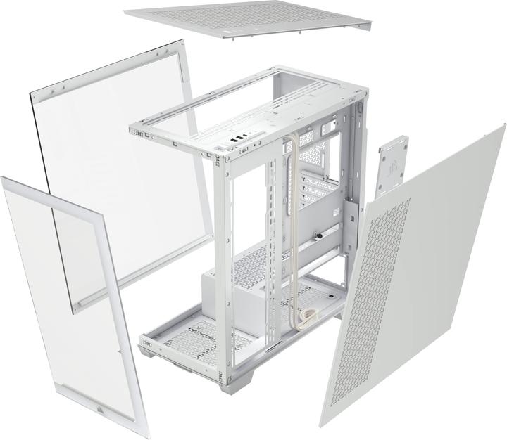 Productafbeelding Corsair Kast 3500X Midi TG wit BTF & P.Zero (Mini-ITX, mATX, ATX, E-ATX)