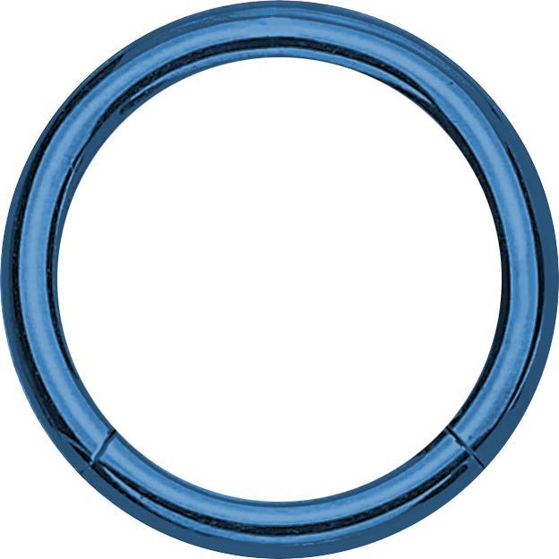 Produktbild Star Piercing Micro Segmentring klappbar dunkelblau (ohne Messing, Titan G23)