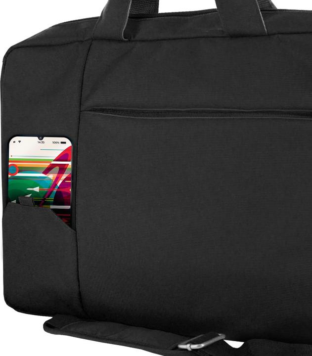 Produktbild Land NS-KLM180705-B Notebooktasche 39,6 cm (15,6') Kuriertasche Schwarz, Rot, Weiss (15.60", Universal)