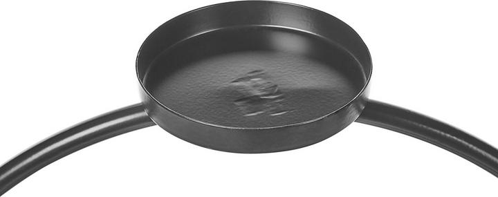 Produktbild Beliani Kerzenständer Metall schwarz 3-flammig 33 cm CAKUNG