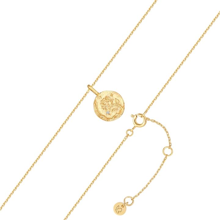 Produktbild Glanzstücke München Damen Halskette Geburtsblume Juni Rose - 37204 (Sterling Silber, 40 - 45 cm)