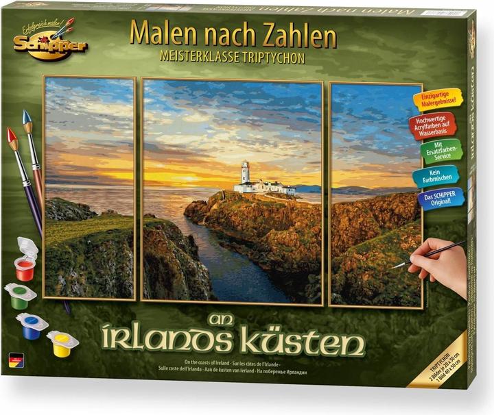 Actual product image Schipper Painting by numbers - On Ireland's coasts
