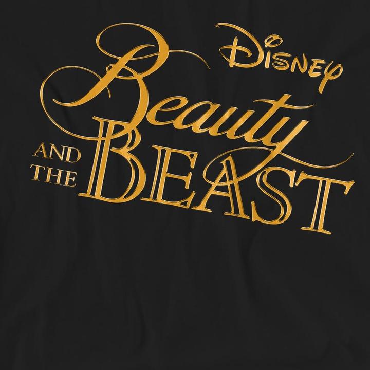Actual product image Beauty And The Beast Unisex Adult Logo T-Shirt (S)