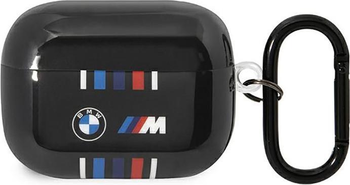 Image du produit BMW BMAP22SWTK Coque AirPods Pro czarny/black Multiple Colored Lines (Sac pour écouteurs)