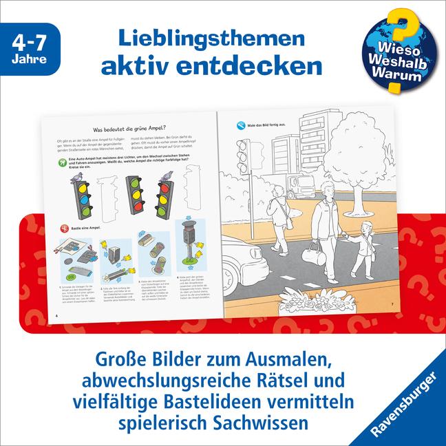 Produktbild Ravensburger Kinder-Sachbuch WWW aktiv-Heft: Strassenverkehr (Deutsch, Stefan Richter, 2021)