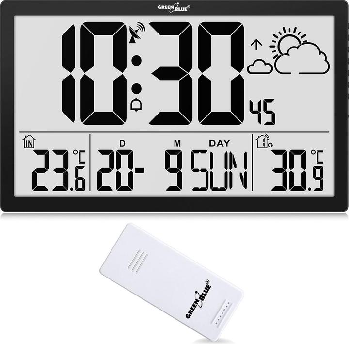 Immagine prodotto No Name Orologio da parete LCD temperatura data GB218