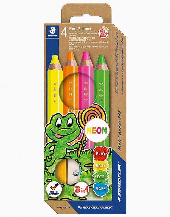 Actual product image Staedtler Coloured pencil case 4pcs neon assorted (Multinational, 4 x)