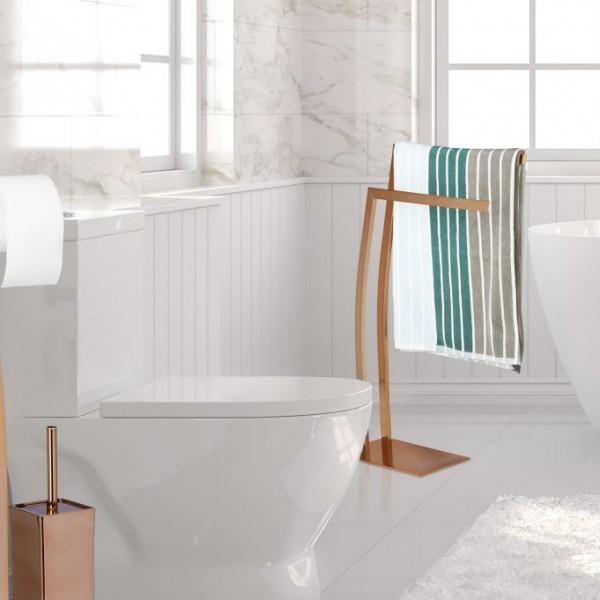 Image du produit Relaxdays Porte-serviettes, pas de perçage