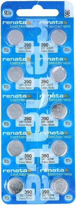 Productafbeelding Renata Knoopcelbatterij, zilveroxide, SR54, 1,55V, 60mAh (SR54, 60 mAh)