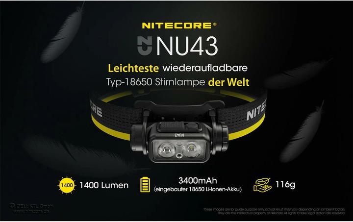 Produktbild Nitecore NU43 - 1400 Lumen (1400 lm)