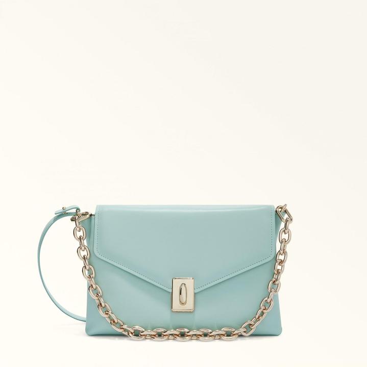 Immagine prodotto Furla meridiana shoulder bag in aquamarine leather