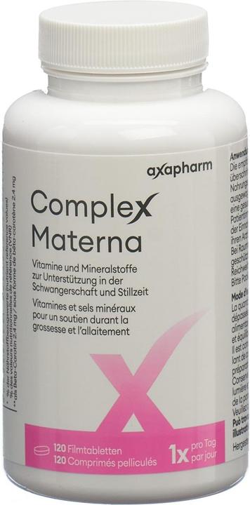 Image du produit Complex Comprimés pelliculés Materna (120 pièce(s), Cachets, 216 g)