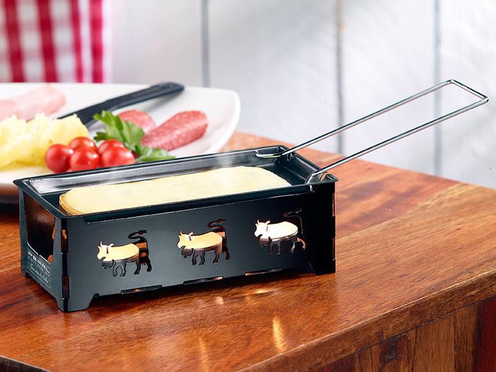 Actual product image Rosenstein & Söhne Foldable tealight raclette for 2 people, set of 3