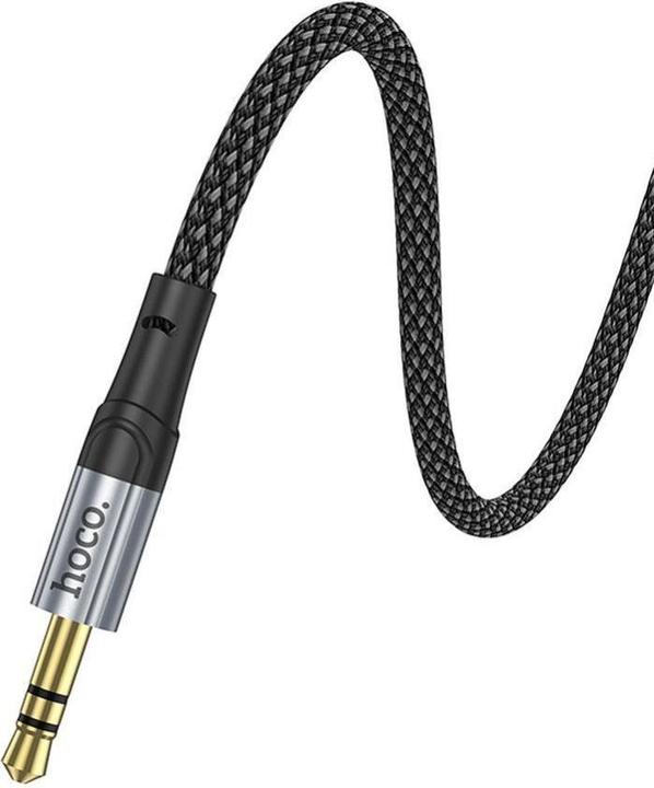 Produktbild Hoco 3.5mm to 3.5mm Audio Kabel UPA26, 1m, Schwarz (1 m)
