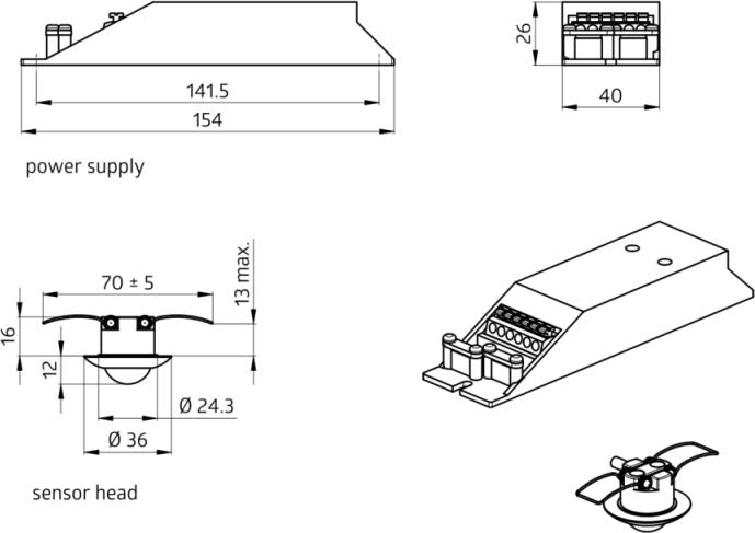 Image du produit BEG 92913 Détecteur de présence PD9-M-SDB-DE (12 m)