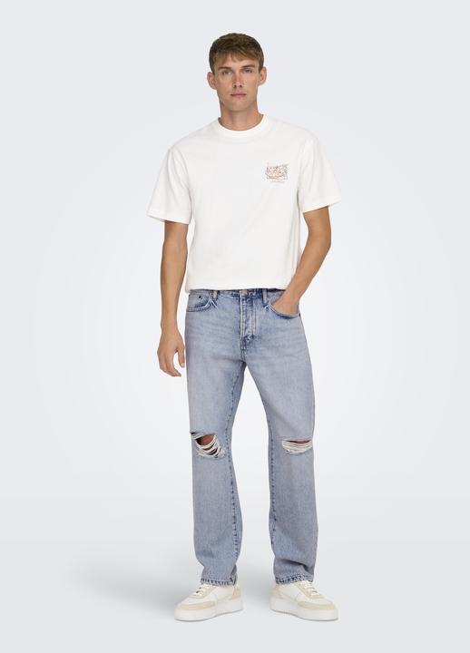 Produktbild Only & Sons ONSEDGE Mittlere Taille Gerade geschnitten Jeans Normal geschnitten jeans (W28/L32)
