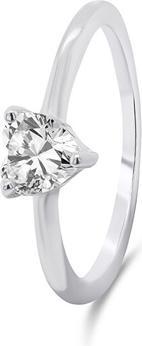 Actual product image Brilio Silver - Romantic women's silver ring RI042W - Circuit: 52 mm (52)