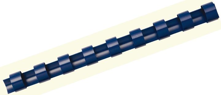 Image du produit Fellowes Dos de reliure 8mm, 21 anneaux, Bleu, 25 pcs.
