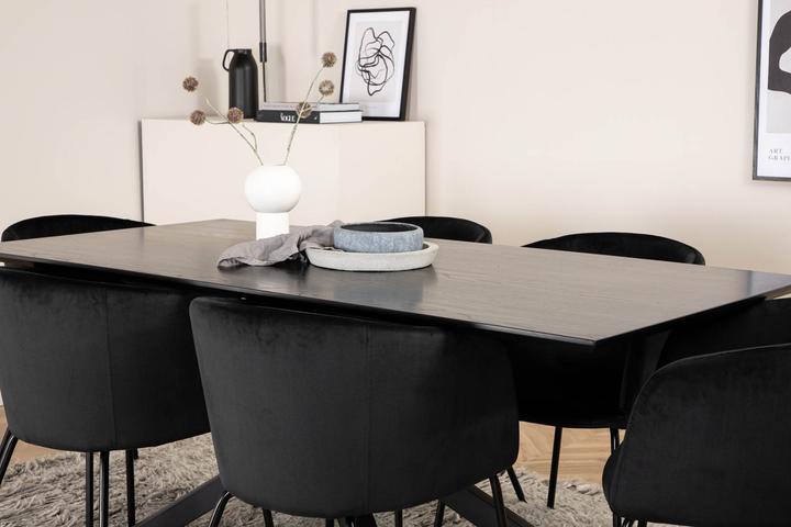 Produktbild Ebuy24 Essgruppe Piazza 37 (7-teilig) (90 x 90 x 76 cm)
