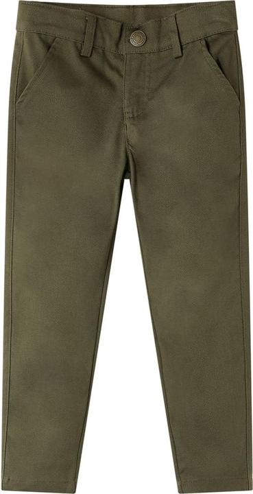 Image du produit VidaXL Pantalon enfant kaki 104,Composition : 60 % coton. 37 % polyester (104)