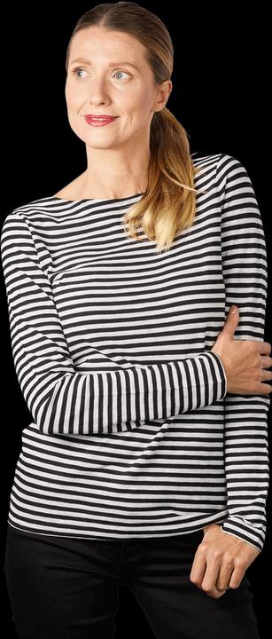 Actual product image Marc O'Polo long Sleeve T-Shirt Boat neck multi/black (L)