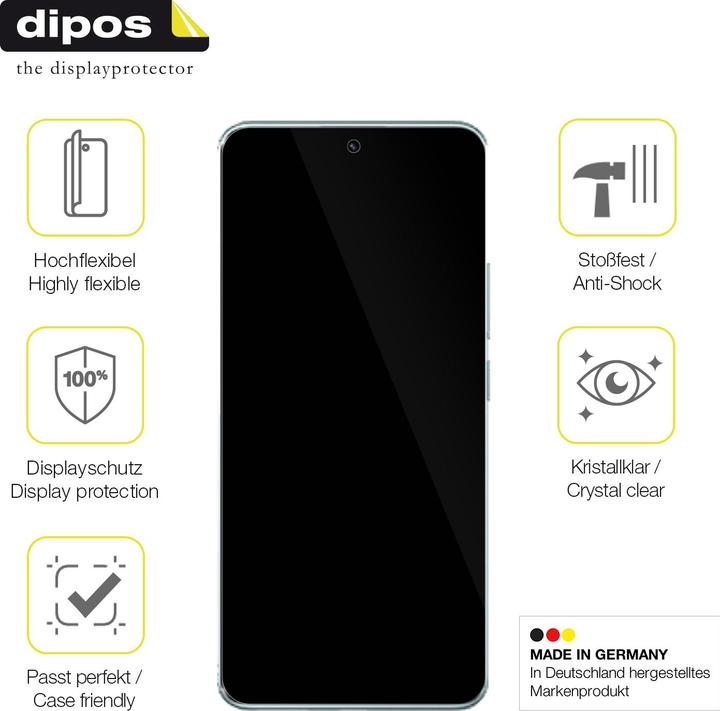 Image du produit Dipos Film de Protection d’écran Full-Cover 3D (1 pièce(s), Xiaomi Redmi Note 14 Pro+ 5G)