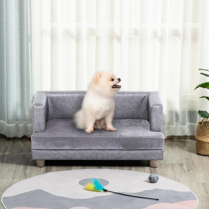 Actual product image PawHut Dog sofa in a modern design (Dog)