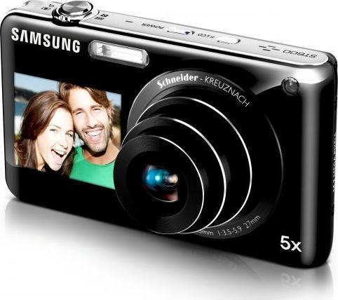 Produktbild Samsung ST600, 14 MP, 5x Zoom, Dualdisplay, HD-Movies, Black (1/2,3'')
