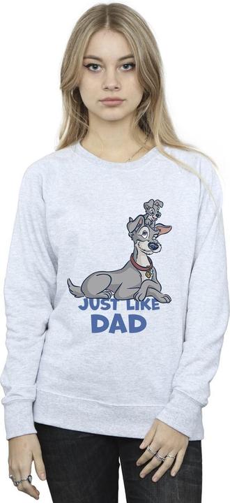 Produktbild Disney Lady And The Tramp Just Like Dad Sweatshirt (XL)
