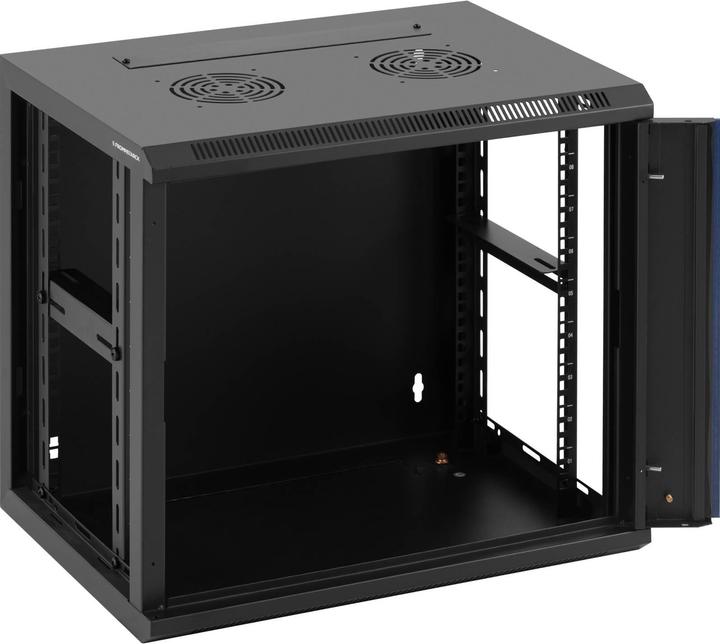 Produktbild Fromm & Starck Serverschrank 19 Zoll abschliessbar 9 HE Stahlgehäuse Netzwerkschrank (10.86 HE, 19 Zoll Rack)