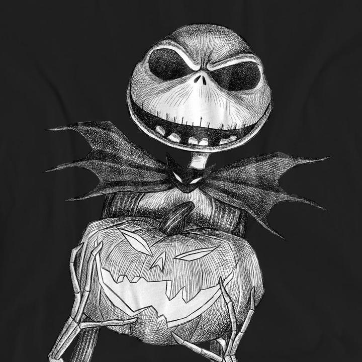 Immagine prodotto The Nightmare Before Christmas Maglietta Jack Schizzo di Zucca Adulto Unisex (XL)