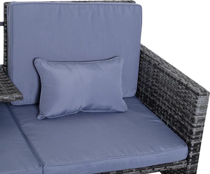 Produktbild Outsunny Rattan-Sitzgruppe als 3-teiliges Set