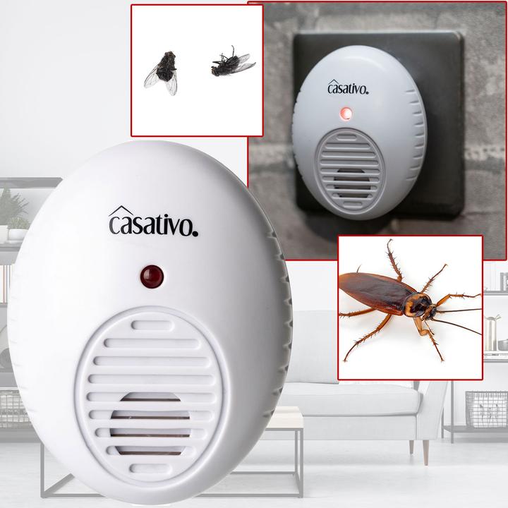 Actual product image Casativo Ultrasonic insect repeller for the socket, room size up to 47 m2
