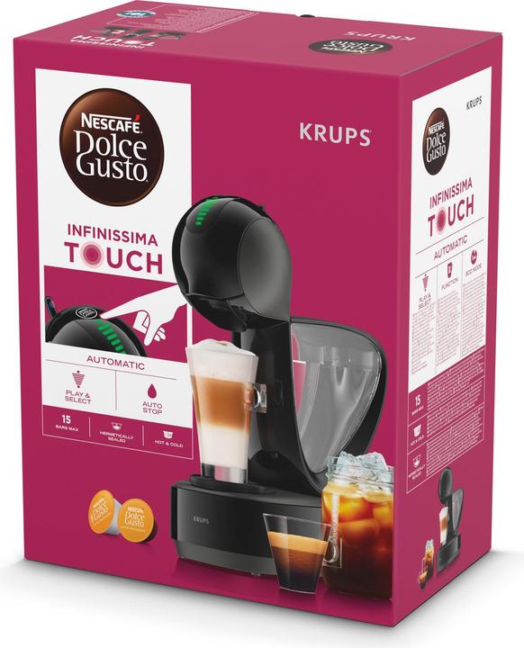Actual product image Krups Infinissima Touch Automatic Multi-jet Capsule Machine Black (NESCAFÉ Dolce Gusto, EU plug)