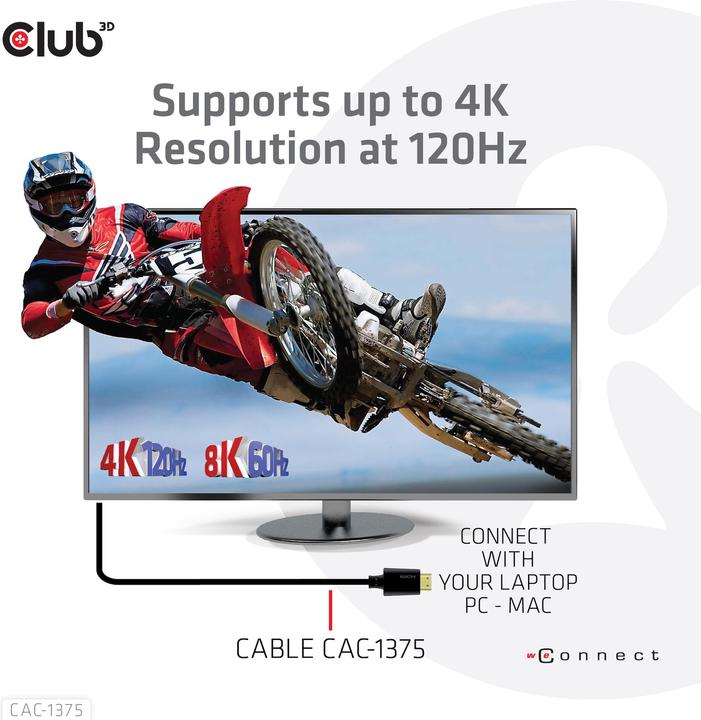 Immagine prodotto Club 3D HDMI (tipo A) - HDMI (tipo A) (5 m, HDMI)