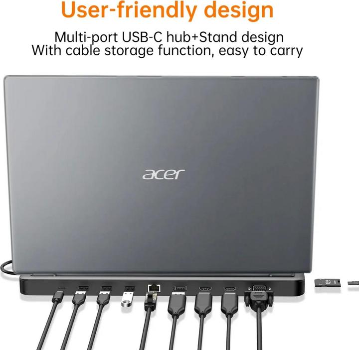 Produktbild Acer HP.DSCAB.015 (USB-C, 13 Ports)