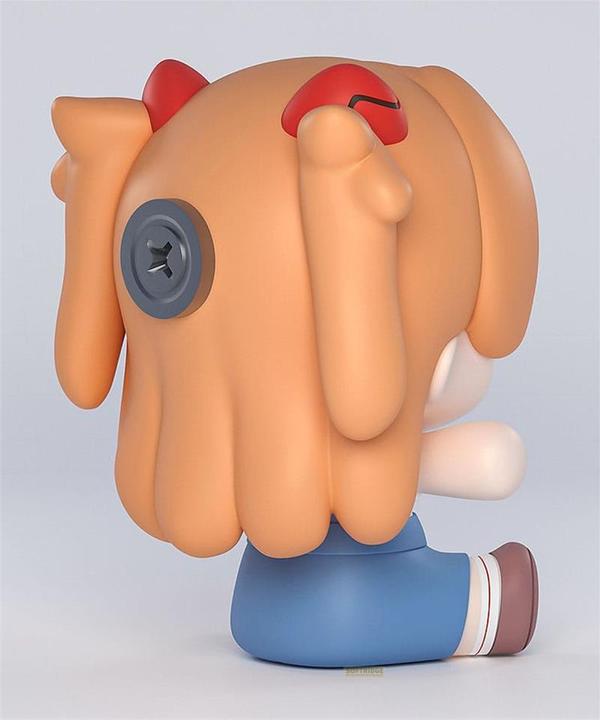 Actual product image Good Smile Company Rebuild of Evangelion Huggy Good Smile Chibi Figure Asuka Shikinami Langley: School Uniform Ver. 6