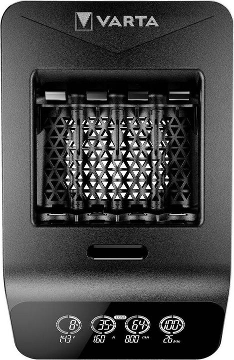 Produktbild Varta LCD Smart Charger+ (1 Stk., AA, 2100 mAh, Ladegerät inkl. Akku)