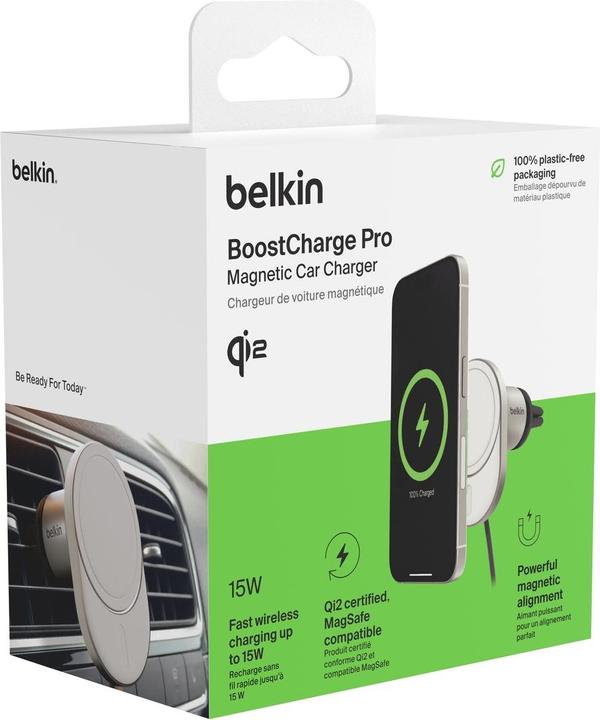 Actual product image Belkin Qi2 15W Car Vent Mount No CLA (15 W)