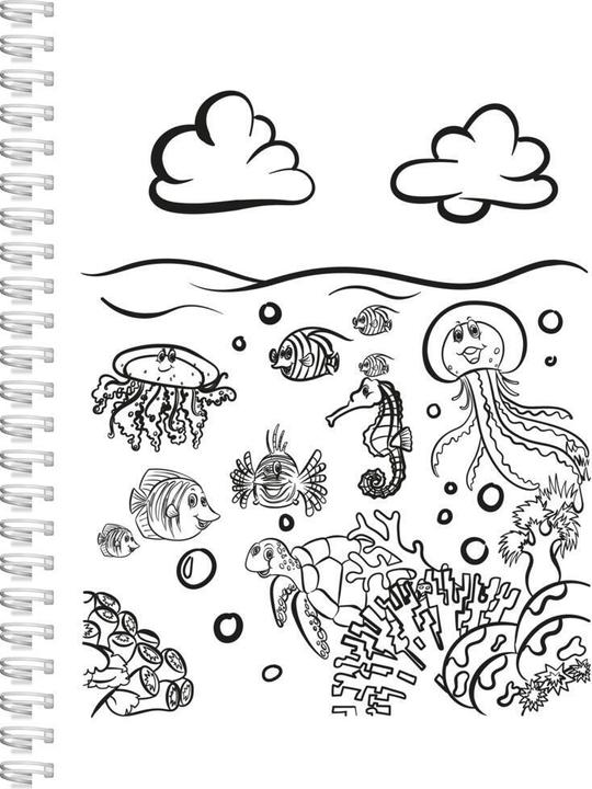 Produktbild Topulo-Verlag:Ozean-Malbuch für Kinder