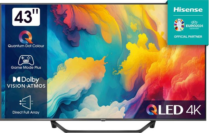 Immagine prodotto Hisense TV 43A7KQ (43", A7K, QLED, UHD, 2023)