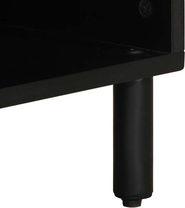 Immagine prodotto VidaXL Mobile TV Mobile TV basso Tavolo TV Nero Legno di mango grezzo (100 x 33,5 x 46 cm)