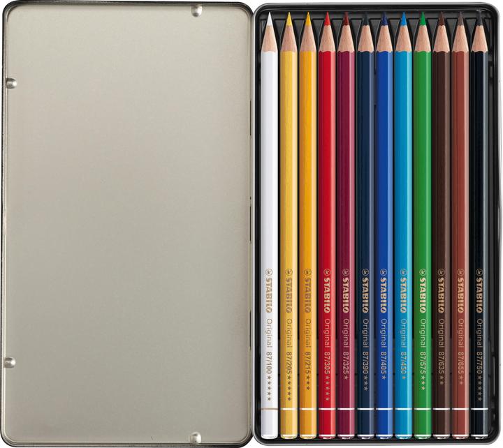 Produktbild STABILO Original ARTY Farbstift, 12er Etui (Mehrfarbig, 12 x)