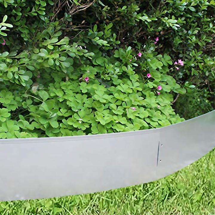 Immagine prodotto Green Split 10Set di bordure per prato in metallo alluminio/zinco alte 18cm e lunghe 10m (1000 cm)