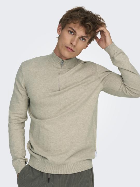 Produktbild Only & Sons Normal geschnitten Rundhalsausschnitt Pullover Strickpullover (L)