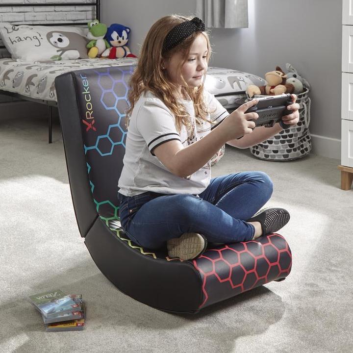Actual product image X Rocker Siège de jeu pliable Video Rocker Neo Hex Edition