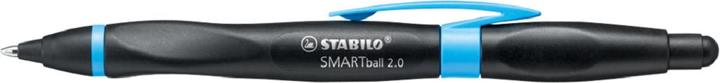 STABILO Kugelschreiber & Stylus für Tablets & Smartphones für Linkshänder - SMARTball 2.0 in schwarz (Blau, Schwarz)