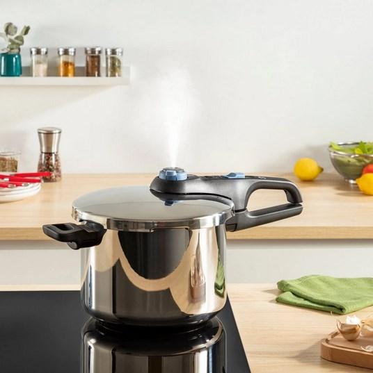 Produktbild Tefal P2584301 Secure (22 cm, Dampfkochtopf, Kochtopf, Edelstahl)