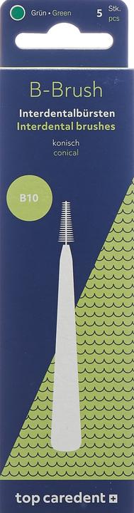 Produktbild Top Caredent B10 IDBG-GK Interdentalbürste grün konisch >1.6mm (5 x, 6.50 mm)